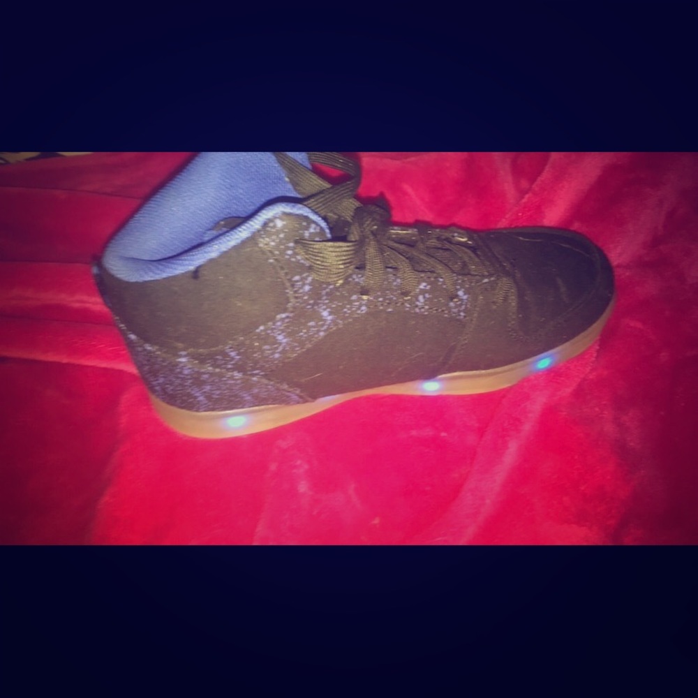 Light up shoes, changes red,blue,green